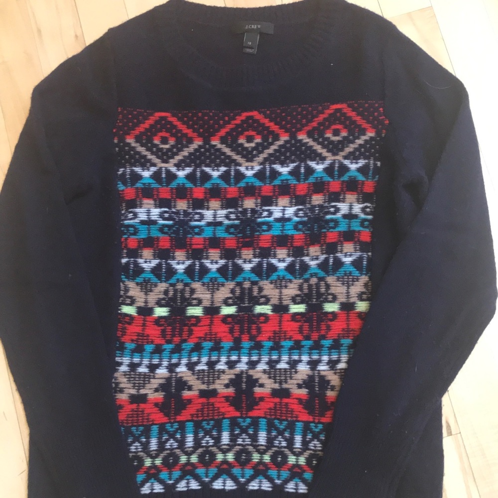 J Crew fairisle sweater.