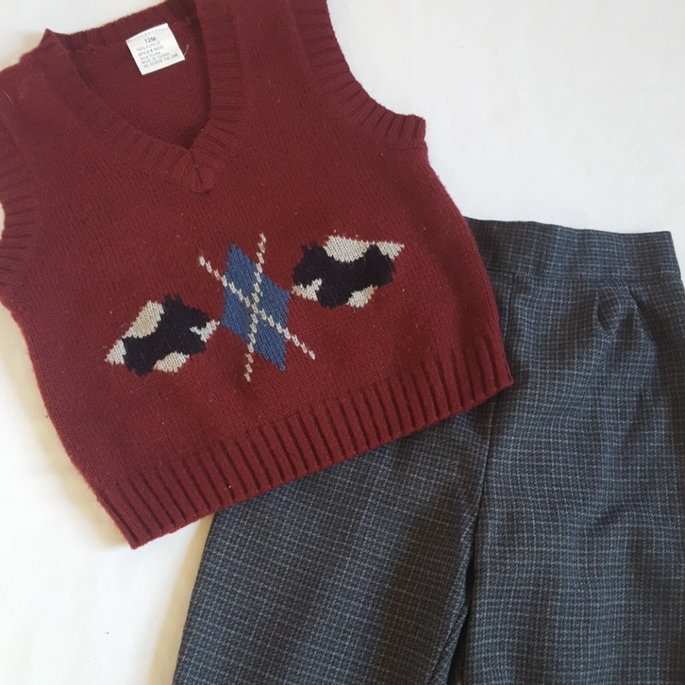 Infant 2 pc Holiday Outfit 12M
