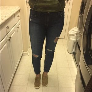 AG The Legging Ankle Super Skinny Destroy Size 30