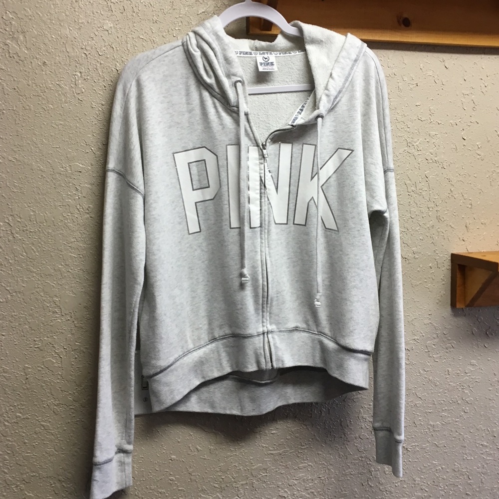 XS PINK Victoria's Secret zip up hoodie