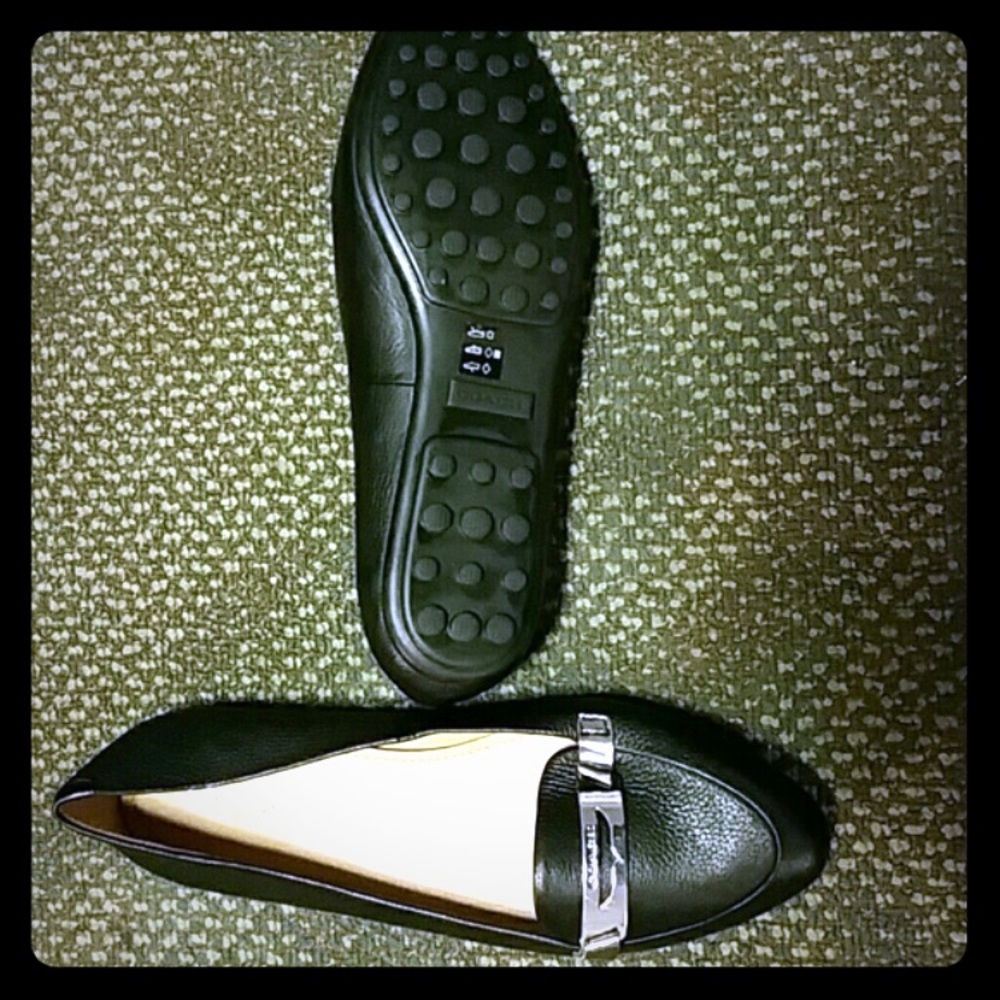Coach black flats
