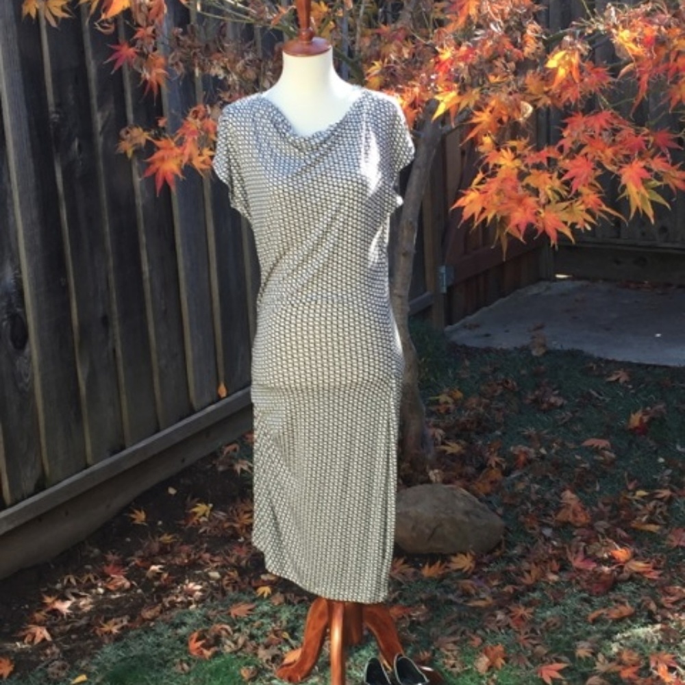 Cabi: (XS) Black & White Monroe Dress
