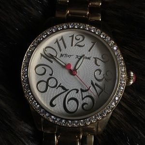 Gold Betsey Johnson Watch