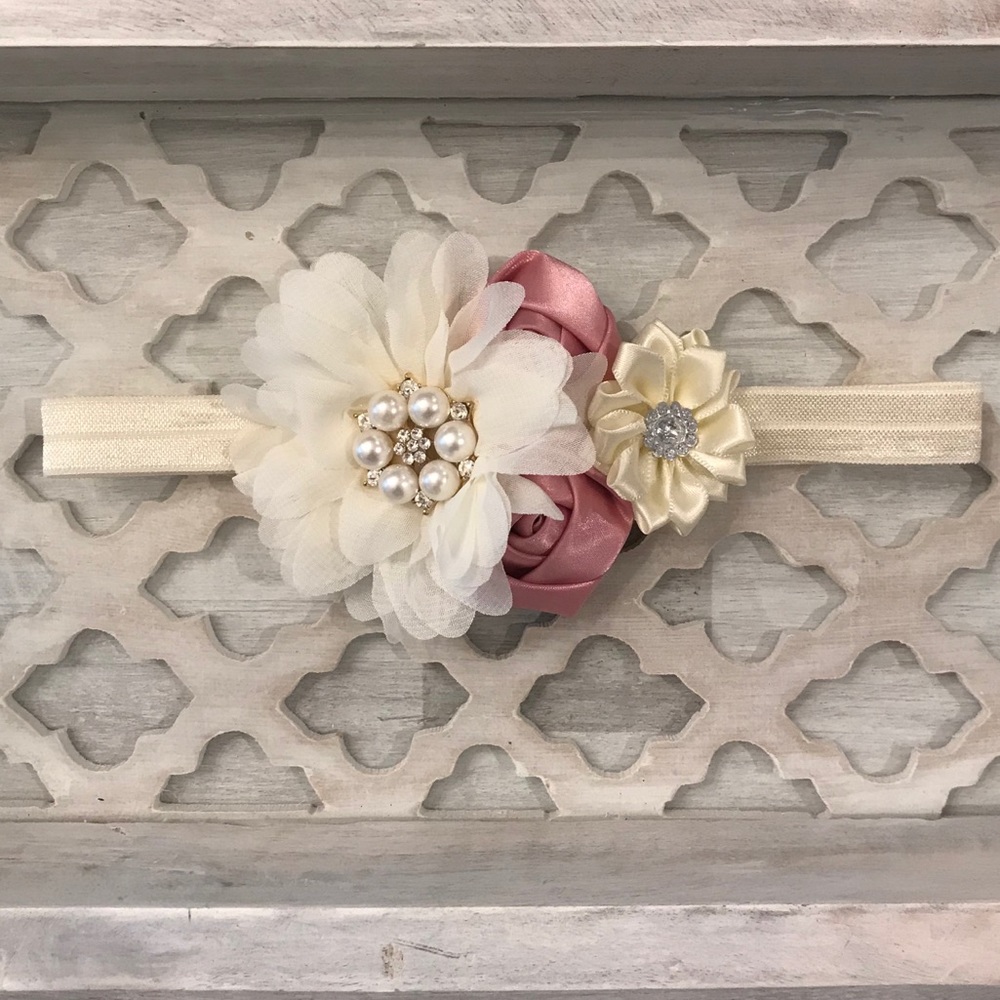 Newborn -6 months baby couture headband
