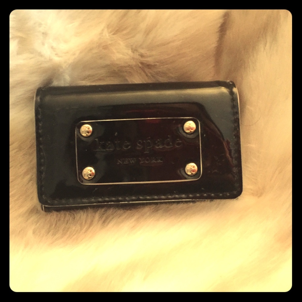 Kate Spade patent leather card case