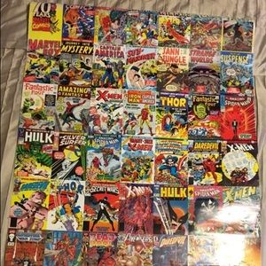 Marvel 70 years comic book poster