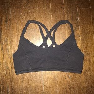 Ivivva girls black sports bra