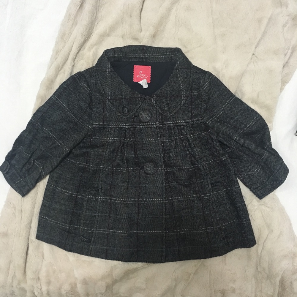 Cute cropped swing jacket!