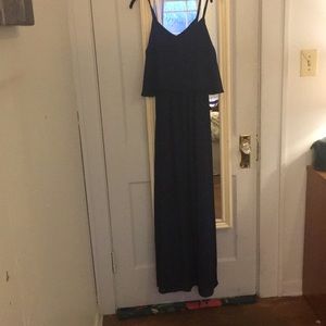Navy blue long dress - Size M (New with tags)