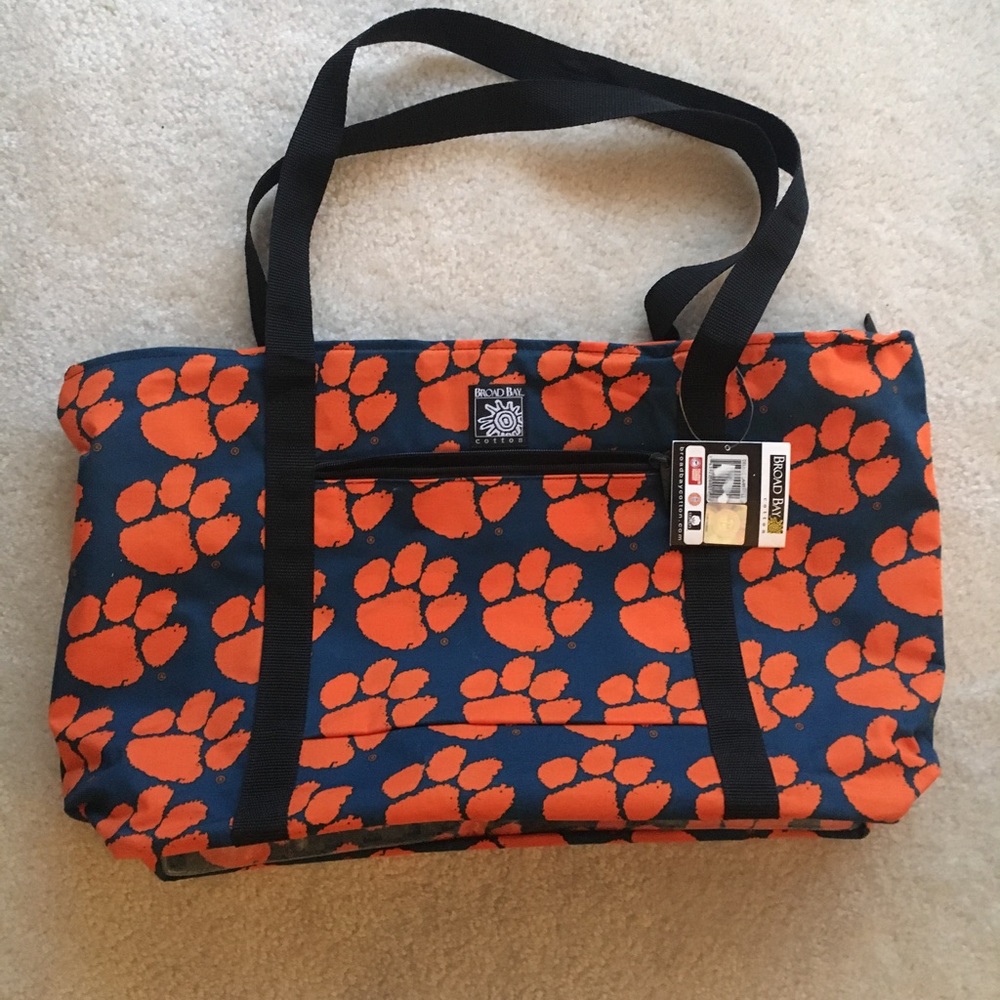 Broad Bay Clemson Carryall Tote