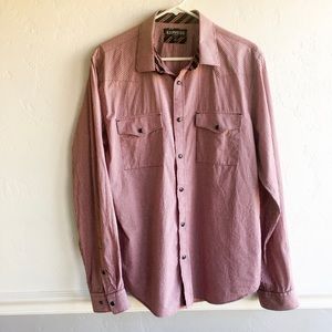 Express Plaid Fitted Button Down