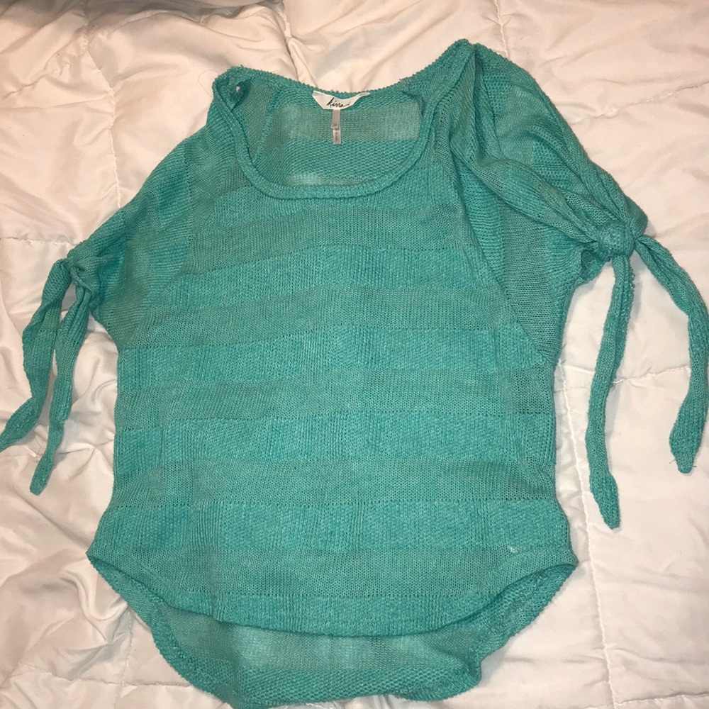 Kirra knit open shoulder top