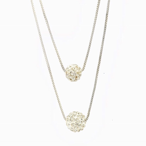 Starlight Sterling Silver Double Necklace - Picture 2 of 2