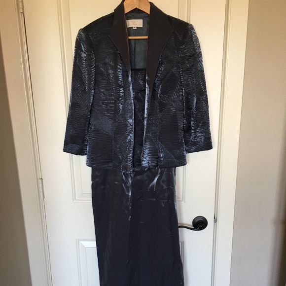 T Carolyn Fashions mother of the bride dress sz 8 - Picture 1 of 8