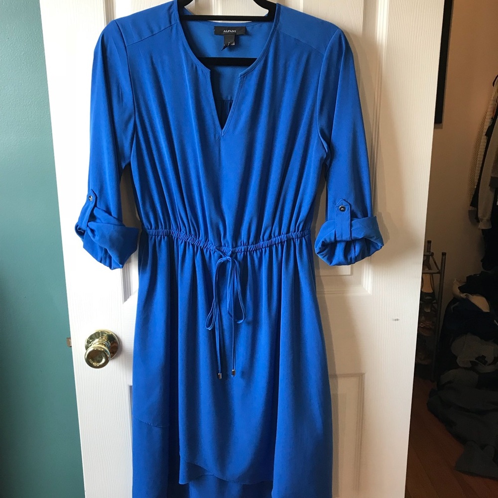 Royal Blue Midi Dress