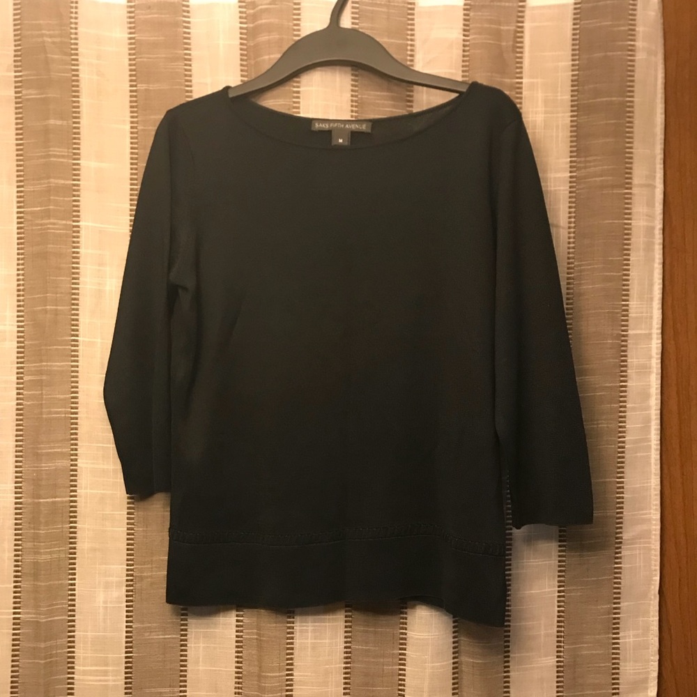 Saks black sweater