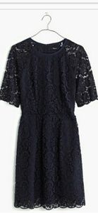 Navy lace Madewell dress size 14