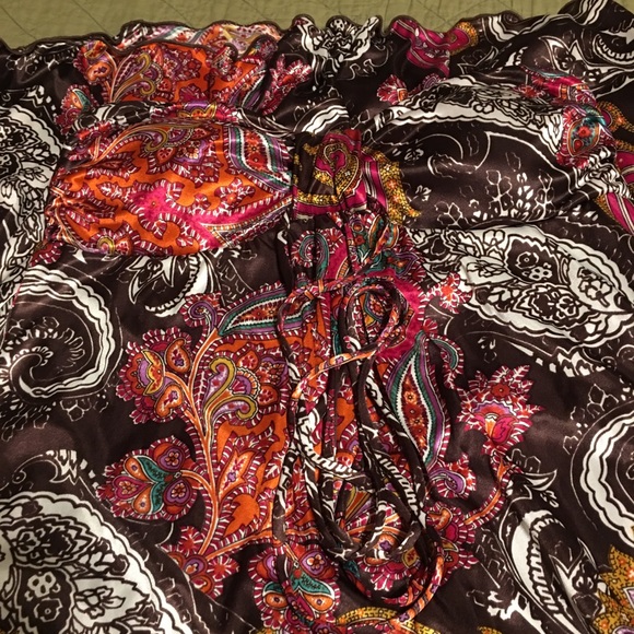 Ankle/floor length strapless dress. - Picture 2 of 2