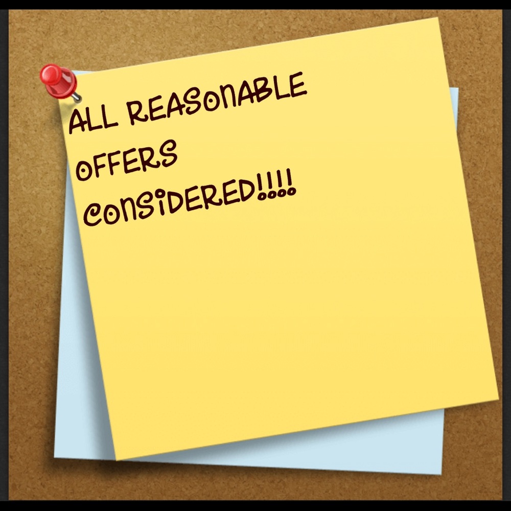 All reasonable offers considered!