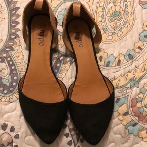 Black flats
