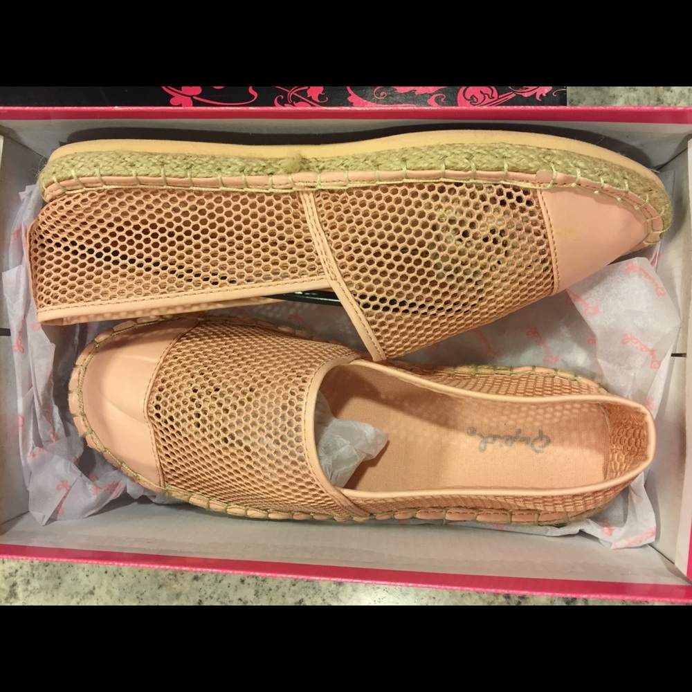 Pink Mesh Espadrilla