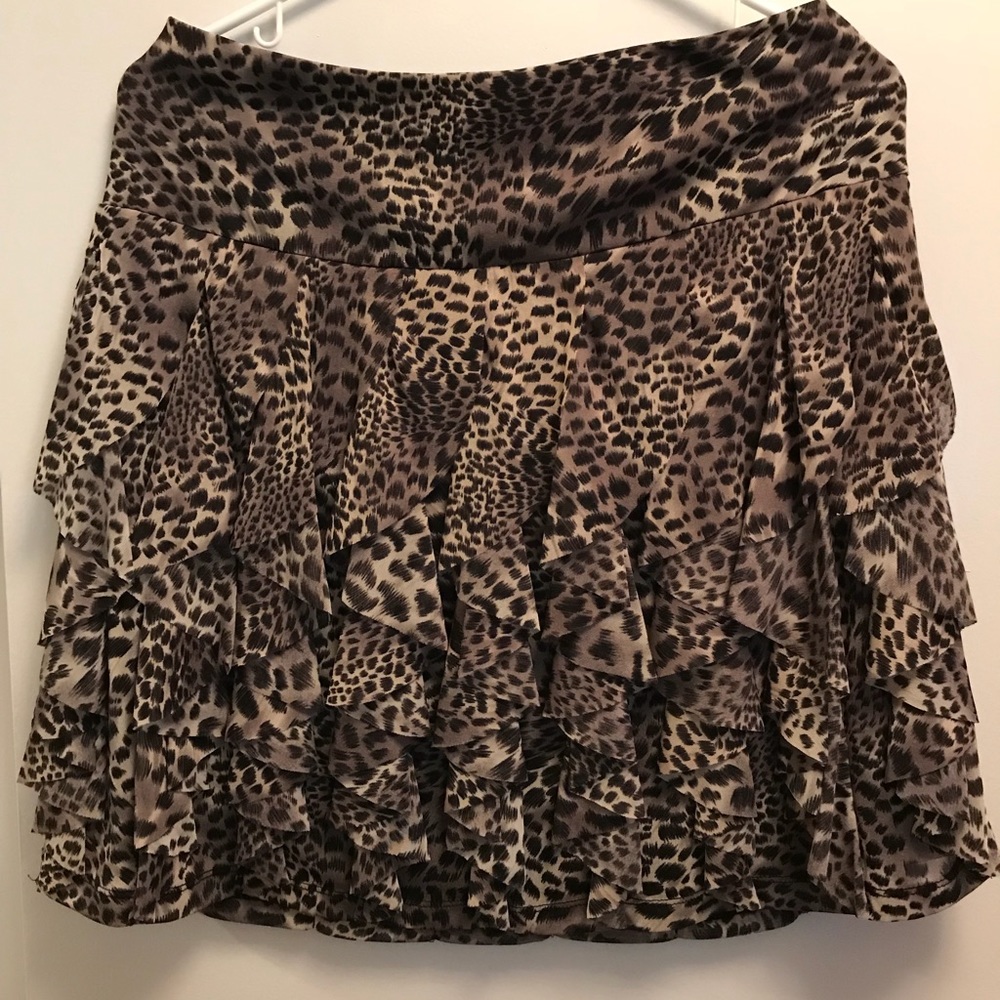 Leopard skirt