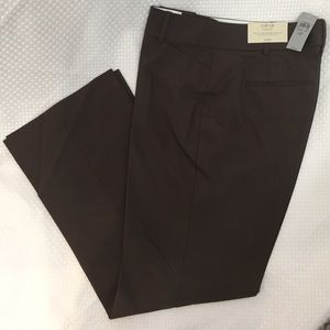 Curvy fit wool blend lined dress pants