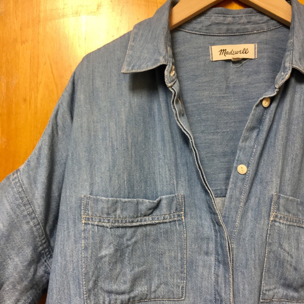 Madewell Jean shirt dress (potentially maternity)