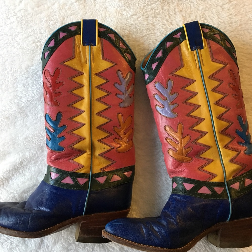 Beverly Feldman western cowboy boots