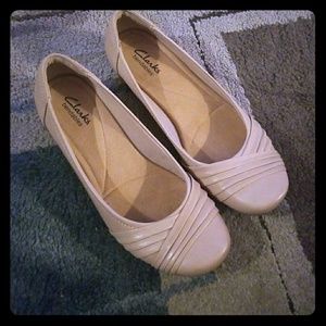 Beige Clark Ballet Flats