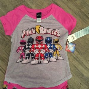 NWT 2pc. Power Rangers sleep outfit
