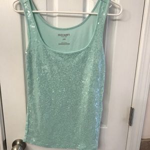 Old Navy sequin tank top