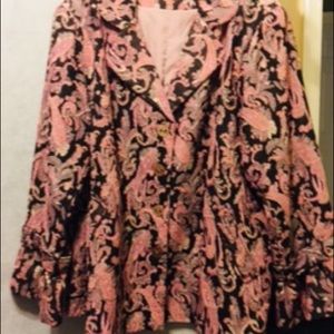 Women’s Pink Paisley Fancy Jacket