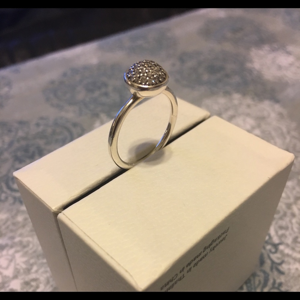Pandora Dazzling Droplet Ring with Clear CZ