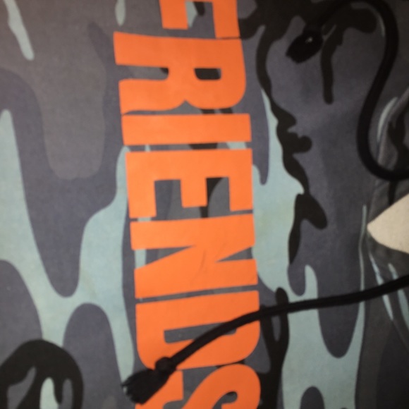 Blue Camo vlone friends hoodie - Picture 2 of 6