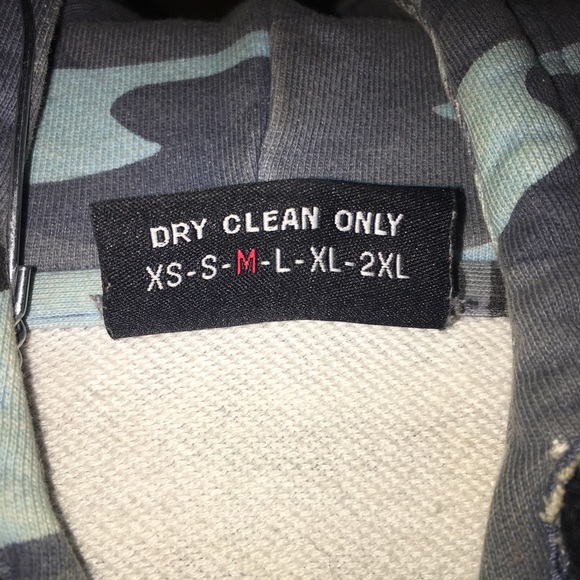 Blue Camo vlone friends hoodie - Picture 4 of 6