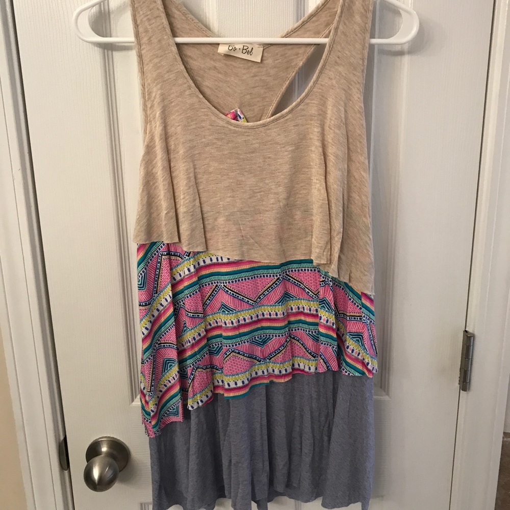 Boutique layered tank top