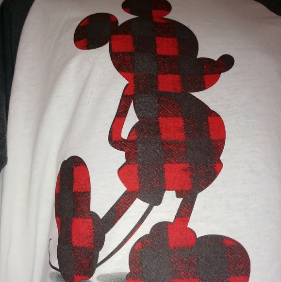 New Plaid Mickey Mouse Shirt - Picture 4 of 8