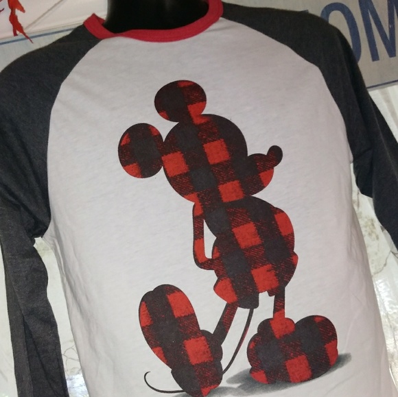 New Plaid Mickey Mouse Shirt - Picture 6 of 8