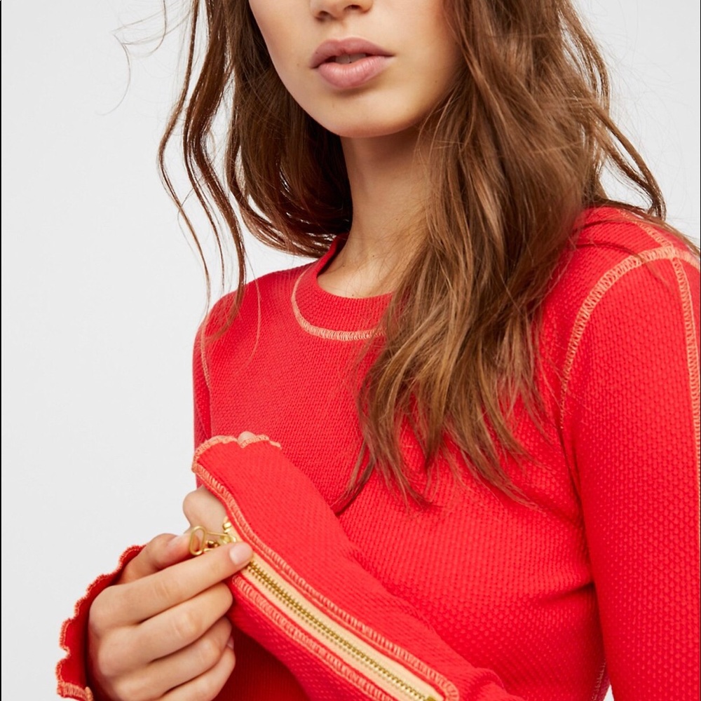 Free People Zip It Cuff Thermal