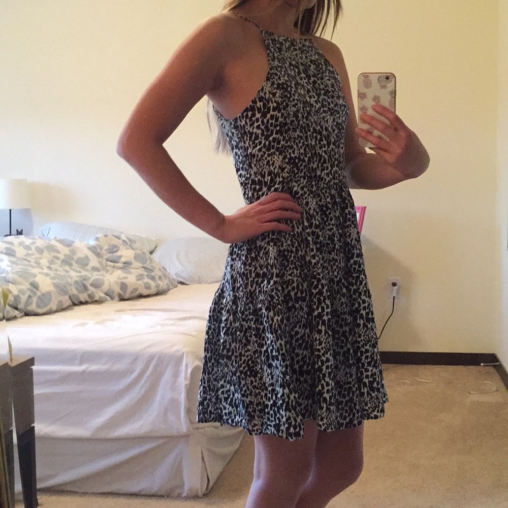 🆕 👗 Abercrombie and Fitch animal print dress