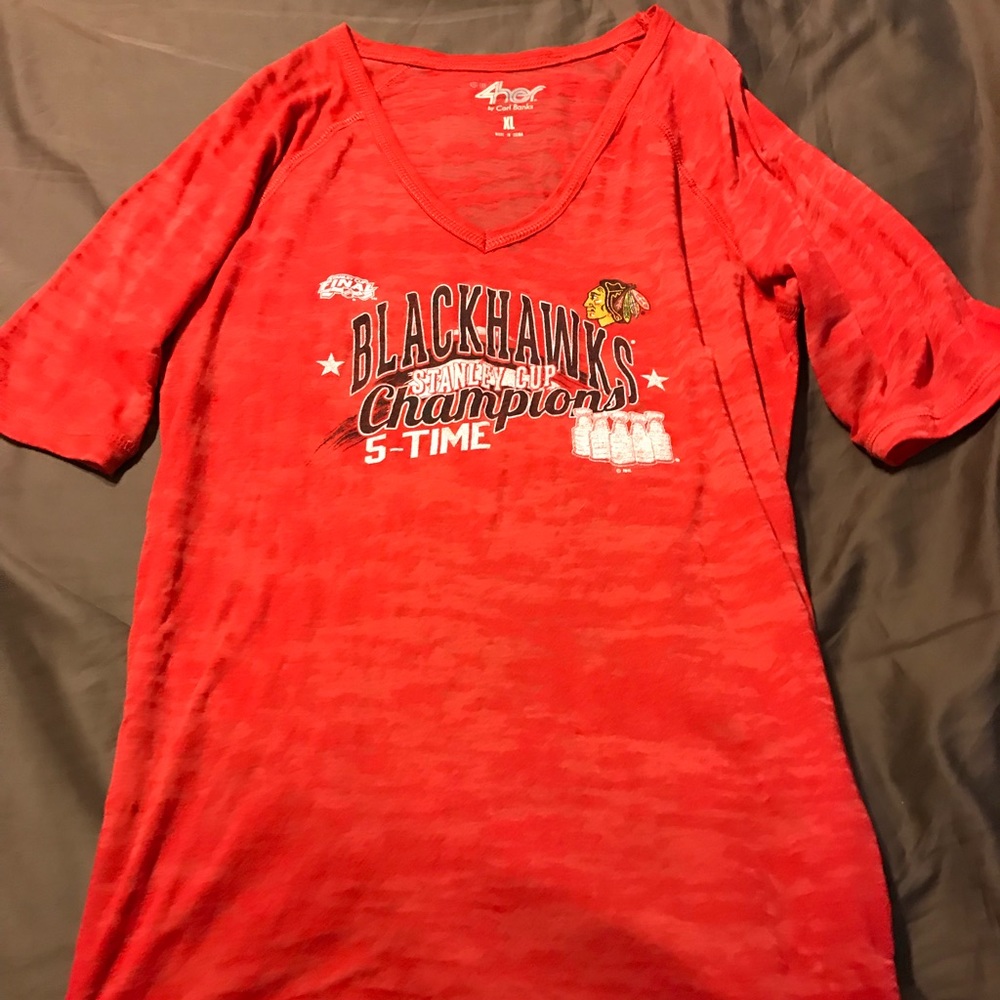 Chicago Blackhawks 3/4 length shirt