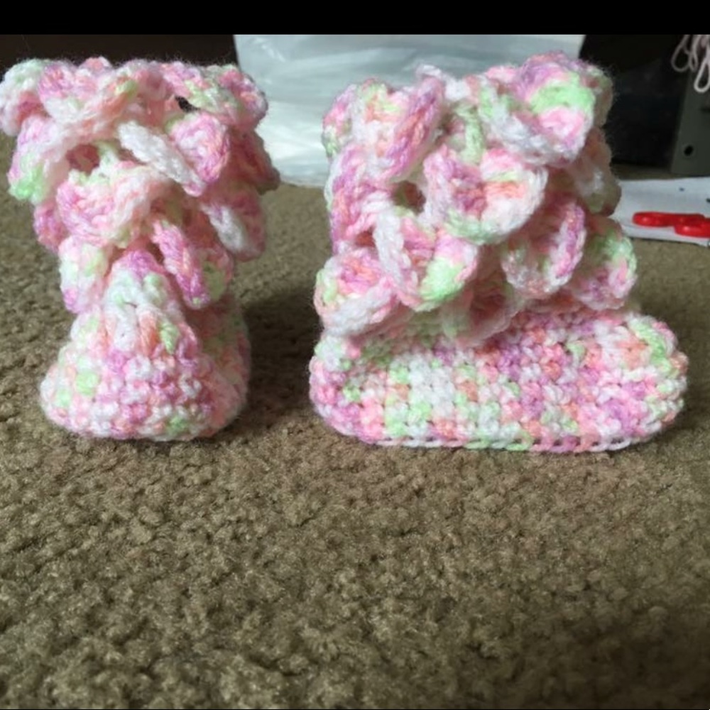Hand Made Infant booties