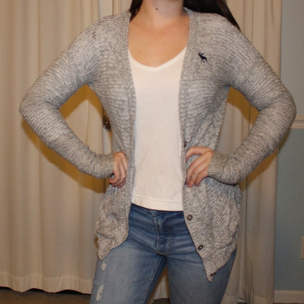 Abercrombie gray sweater