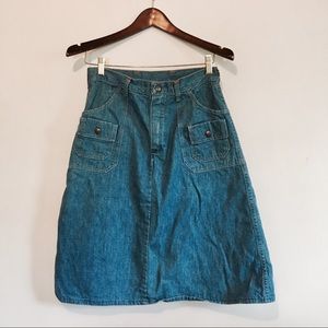 Vintage high waisted Wrangler skirt