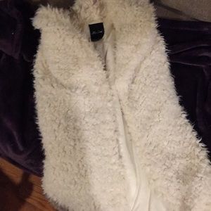 Faux fur vest