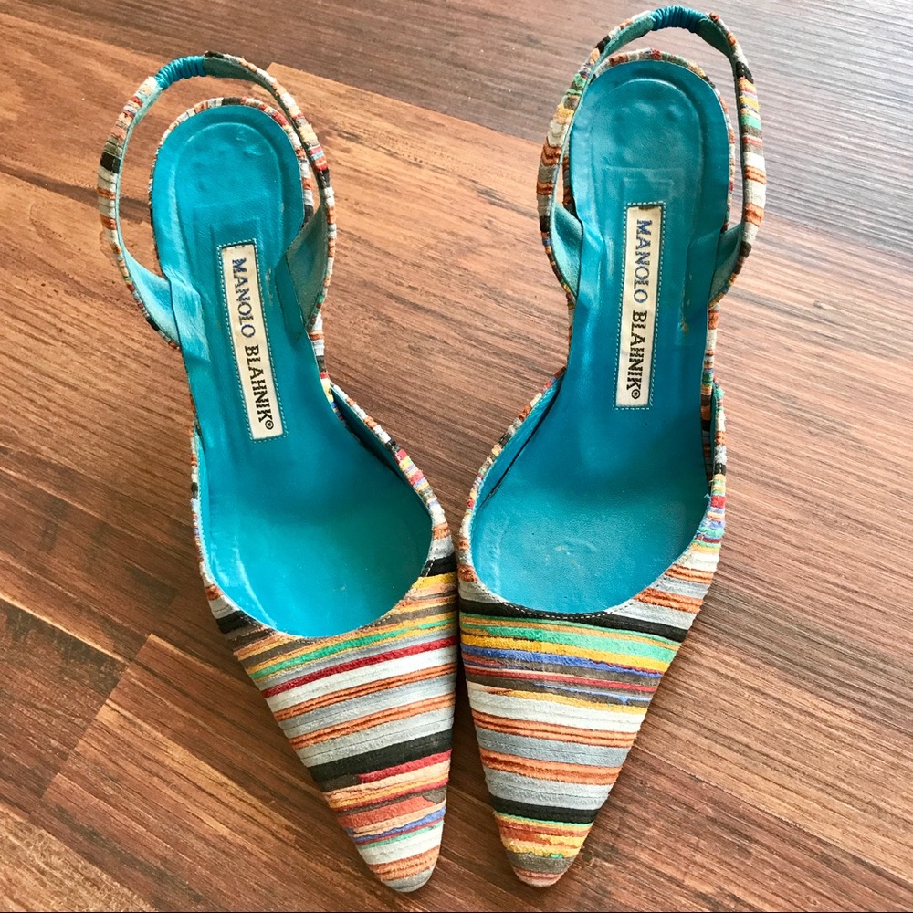 Manolo Blahnik Carolyne Slingback Heels