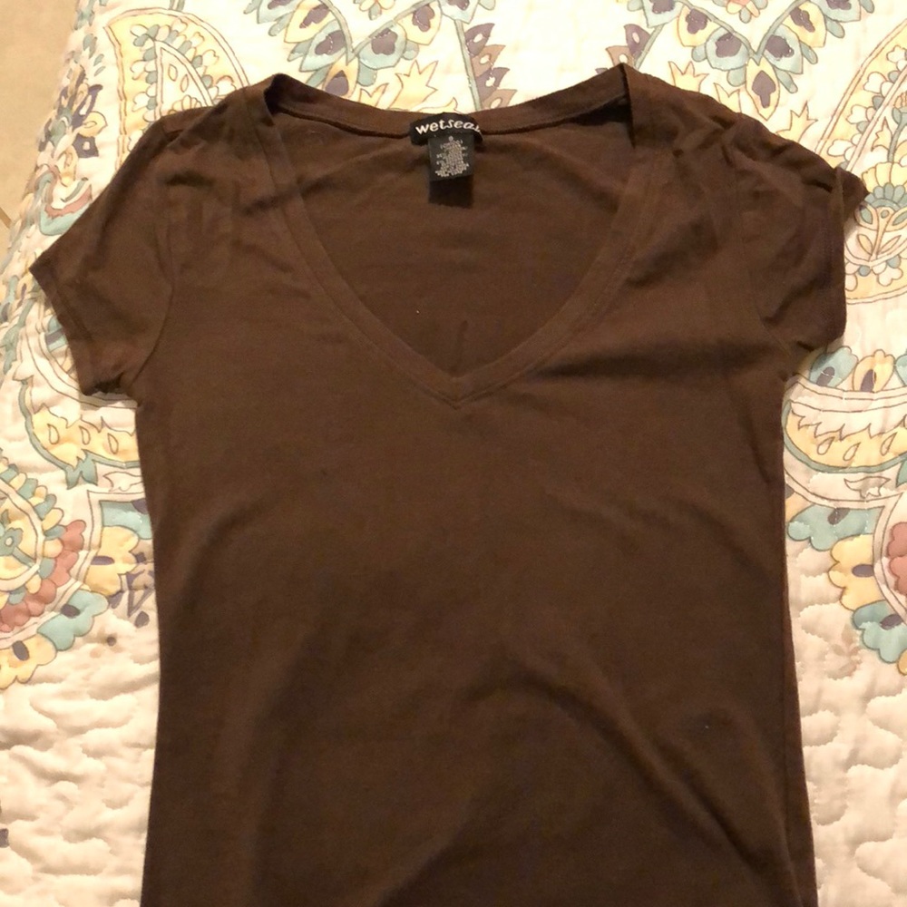 Brown shirt