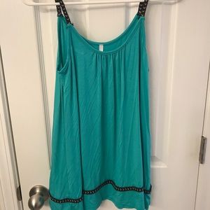 Pink blush maternity tank top