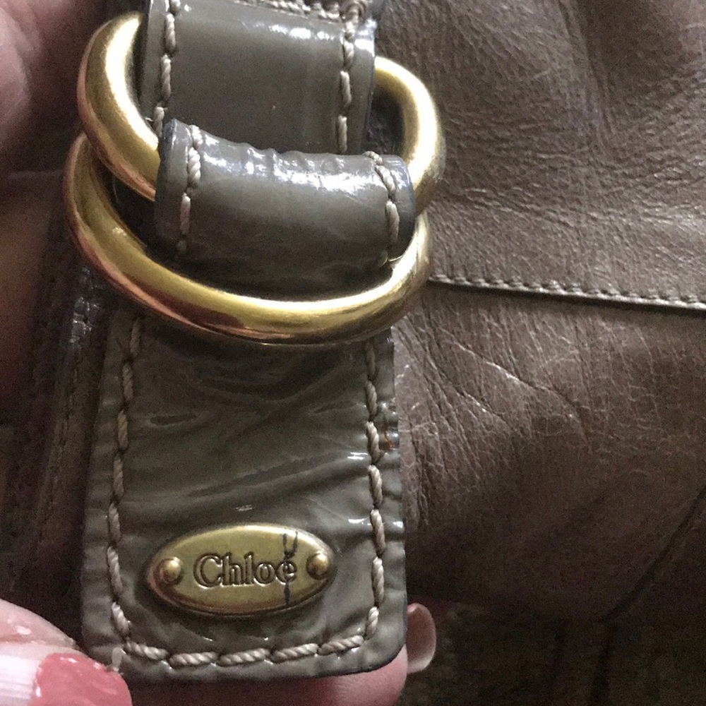 Taupe Chloe Patrice booties size 40 10 US/ has bag - Picture 3 of 8